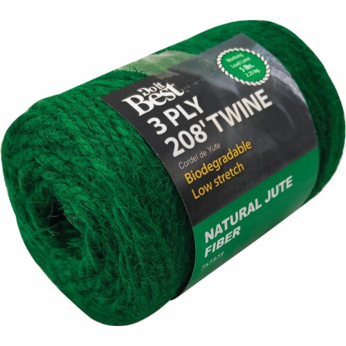 Do it Best 3-Ply x 208 Ft. Green Jute Biodegradable Twine 757373 Perspective: back