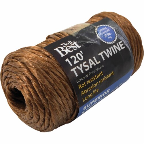 Do it Best 5/64 In. x 120 Ft. Brown Polypropylene Tysal Twine 707058 Perspective: back