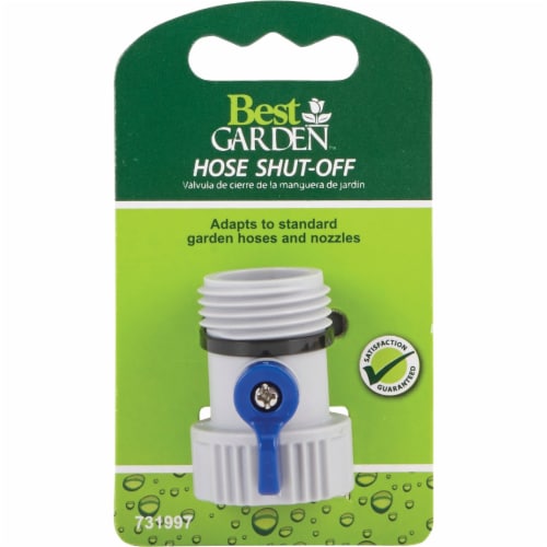Best Garden Poly Single Hose Shutoff Valve 55055 Perspective: back