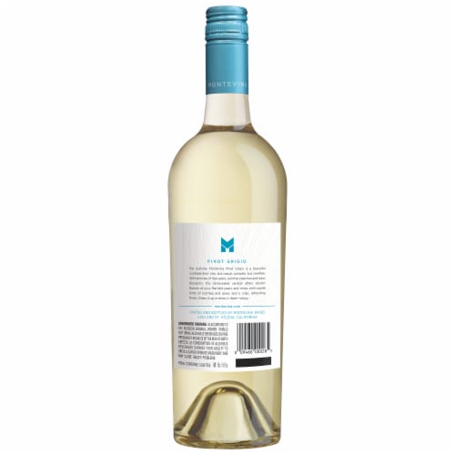 Montevina Pinot Grigio California White Wine Perspective: back