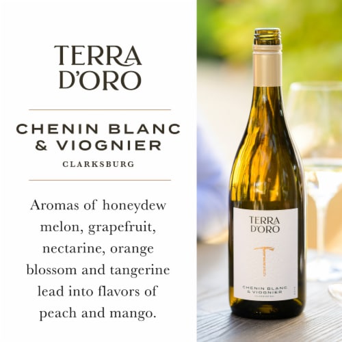 Terra D'Oro Chenin Blanc Viognier California White Wine 750 ml Perspective: back