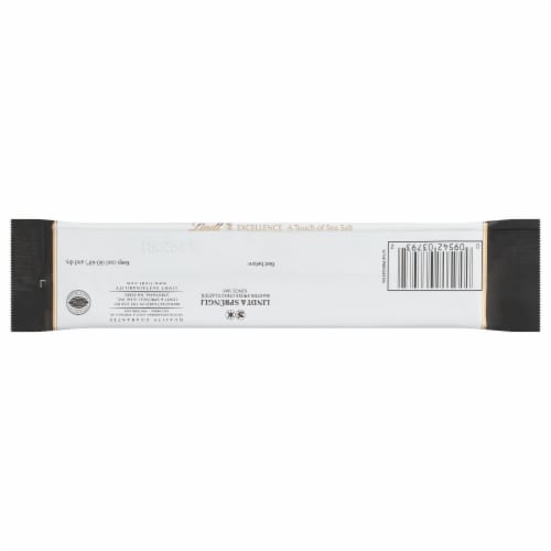Lindt EXCELLENCE Touch of Sea Salt Chocolate Bar Perspective: back