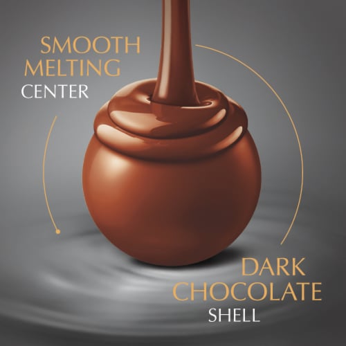 Lindt LINDOR Milk Assorted Chocolate Candy Truffles Bag Perspective: back