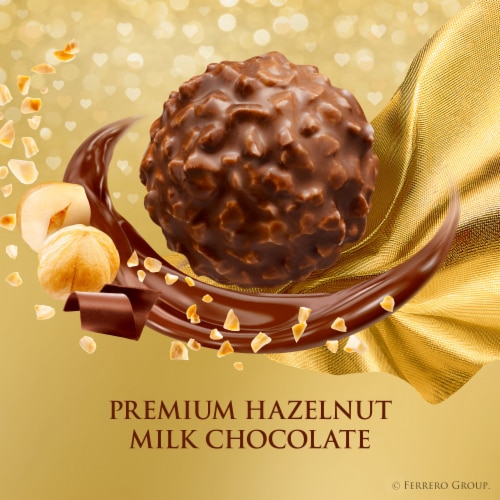 Ferrero Rocher Premium Milk Chocolate Hazelnut Bar Valentine's Day  Chocolate, ​3.1 oz - Fry's Food Stores