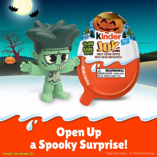 Kinder Joy Egg, Treat Plus Toy, Sweet Cream and Chocolatey Wafers, Individually Wrapped Perspective: back