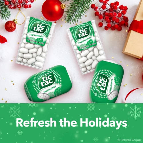 Tic Tac Freshmint Breath Mints Stocking Stuffer Perspective: back