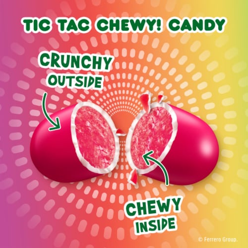 TIC TAC CHEWY! Fruit Adventure Candy, Fruit Candy, 7 oz (Packaging May Vary) Perspective: back