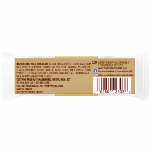 Ferrero Rocher® Fine Hazelnut Chocolates Holiday Candy Perspective: back