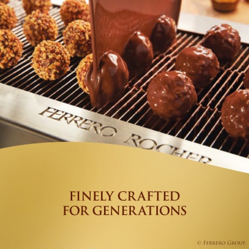 Ferrero Collection Premium Gourmet Assorted Hazelnut Milk And Dark Chocolate And Coconut Perspective: back
