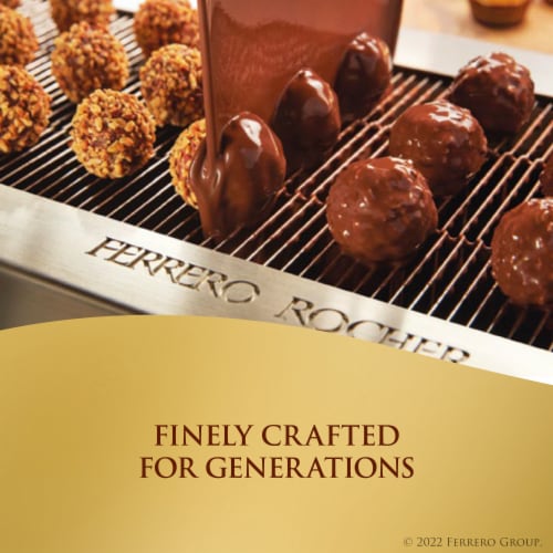 Ferrero Collection Assorted Hazelnut Milk Chocolate Dark Chocolate and Coconut Gift Box Perspective: back