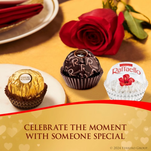 FERRERO COLLECTION Fine Assorted Confections 24-Piece Valentine's Heart, Premium Chocolate Gift Perspective: back