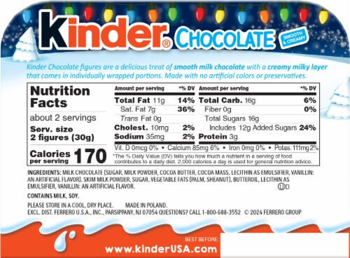 Kinder® Holiday Mini Hollow Figure Perspective: back