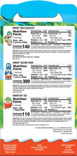 KinderÂ® Mix Assorted Chocolate Confections and Plush Lamb Easter Toy Perspective: back