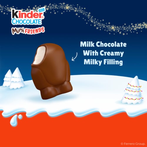 Kinder Chocolate Mini Friends Milk Chocolate with Creamy Milky Filling  Holiday Candy, 4.3 oz - Fry's Food Stores