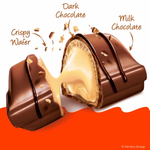 Kinder Bueno Mini Milk Chocolate and Hazelnut Cream Stocking Stuffer Family Pack Perspective: back