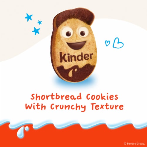 Kinder Kinderini Cookies, 20 Count, Shortbread Cookies, 8.8 oz Bag Perspective: back