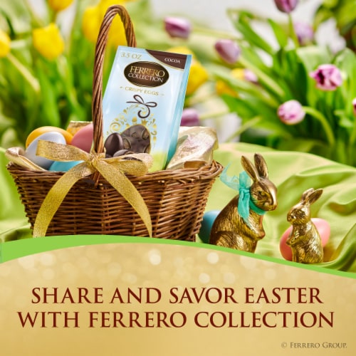 Ferrero Collection Crispy Cocoa Eggs Individually Wrapped for Easter Baskets Great Easter Gift Perspective: back