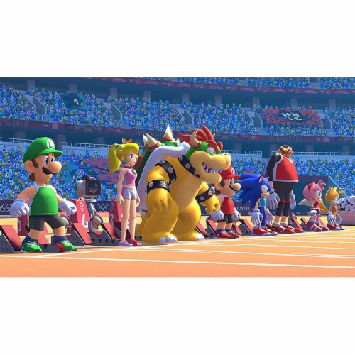 Mario & Sonic at the Olympic Games: Tokyo 2020 (Nintendo Switch) Perspective: back