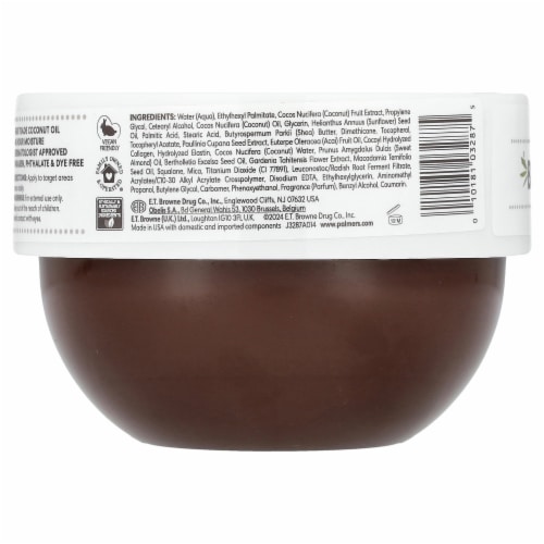 Palmer's Coconut Oil Formula® with Vitamin E Brazilian Coco Cream Whipped - 8.8 oz Perspective: back