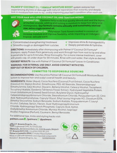 Palmer's® Coconut Oil Deep Conditioning Protein Pack Perspective: back
