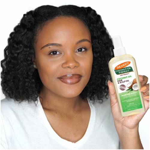 Palmer's® Coconut Oil Formula® Moisture Boost Hair and Scalp Oil Spray Perspective: back