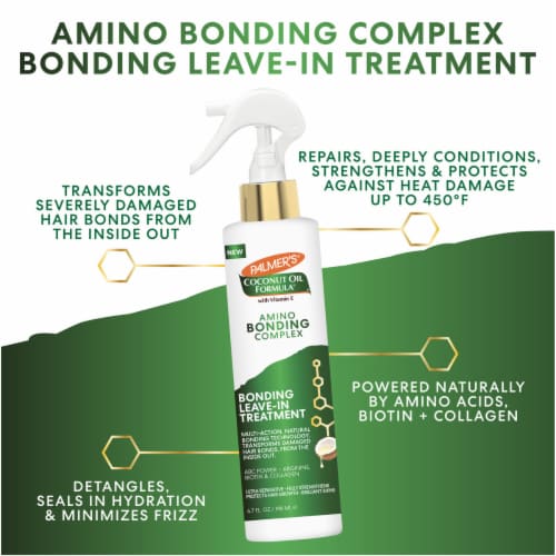 Palmer's® Coconut Oil Formula® with Vitamin E Amino Bonding Complex Leave-In Treatment Perspective: back