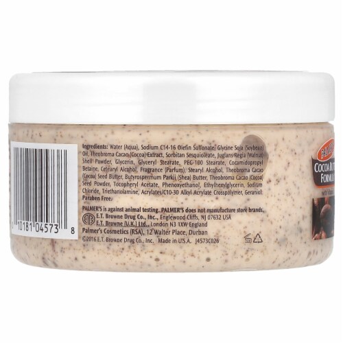 Cocoa Butter Formula With Vitamin E Body Scrub by Palmers for Unisex - 7.0 oz Scrub Perspective: back
