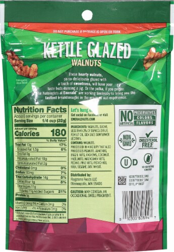 Emerald® Glazed Walnuts Perspective: back
