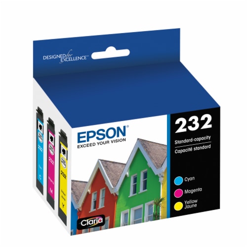 Epson T232 Color Combo Ink Cartridges Perspective: back