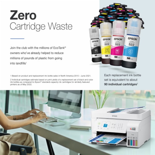 Epson EcoTank ET-4810 All-in-One Cartridge-Free Supertank Printer Perspective: back