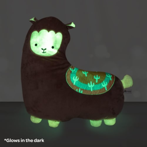 Adora Snuggle Glow Pet Pillow Glow in the Dark Llama 16 Inches Jay C Food Stores