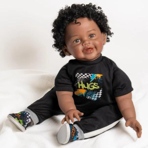 Paradise Galleries Realistic Reborn African American Doll with Complete Accessories Oh Baby 1 Piece Foods Co