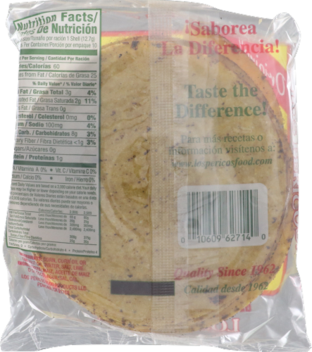 Los Pericos® Tostadas Perspective: back