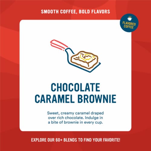 Cameron's Coffee Bag, Flavored, Chocolate Carmel Brownie Light Roast Ground Coffee Perspective: back