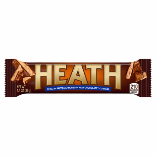 HEATH Chocolatey English Toffee Candy Bar Perspective: back