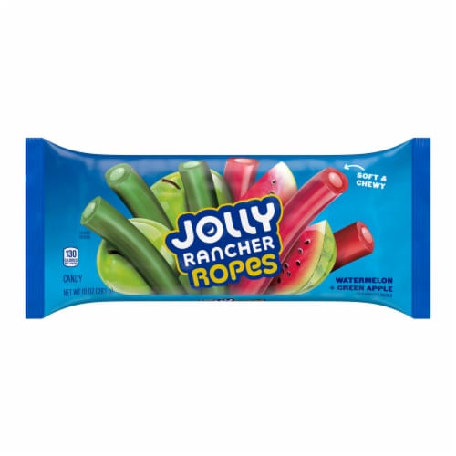 JOLLY RANCHER Ropes Watermelon and Green Apple Flavored Candy Bag Perspective: back