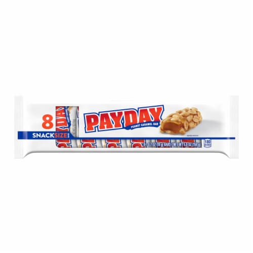 PAYDAY Peanut Caramel Snack Size Candy Bars Perspective: back