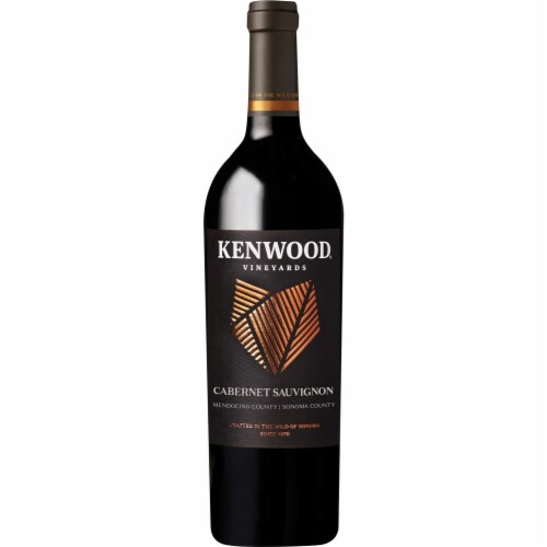 Kenwood Sonoma & Mendocino Counties Cabernet Sauvignon California Red Wine Perspective: back