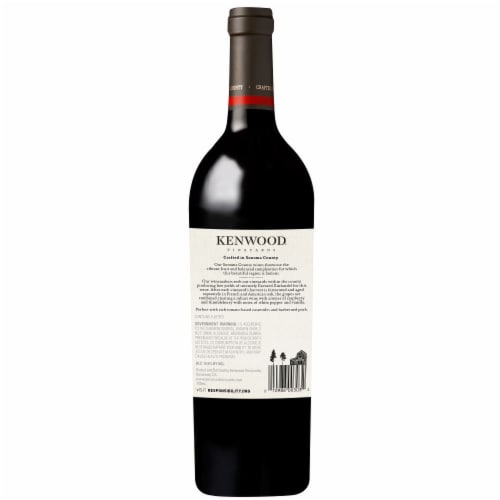 Kenwood Discoveries Zinfandel Perspective: back