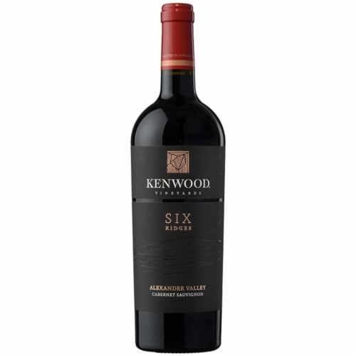 Kenwood Six Ridges Cabernet Sauvignon California Red Wine Perspective: back
