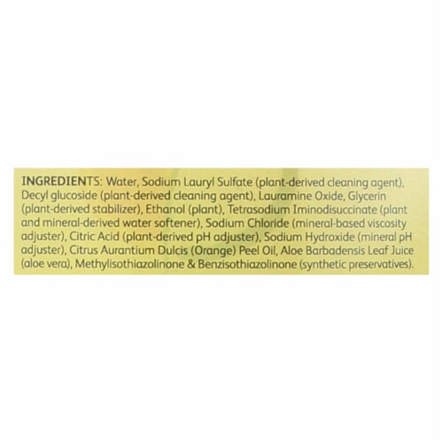 CitraSolv Homesolv CitraDish Natural Dish Soap - Valencia Orange - 25 oz - Pack of 3 Perspective: back