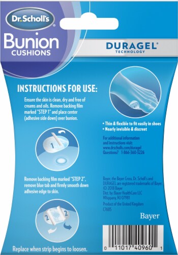 Dr scholl's discount bunion cushions duragel