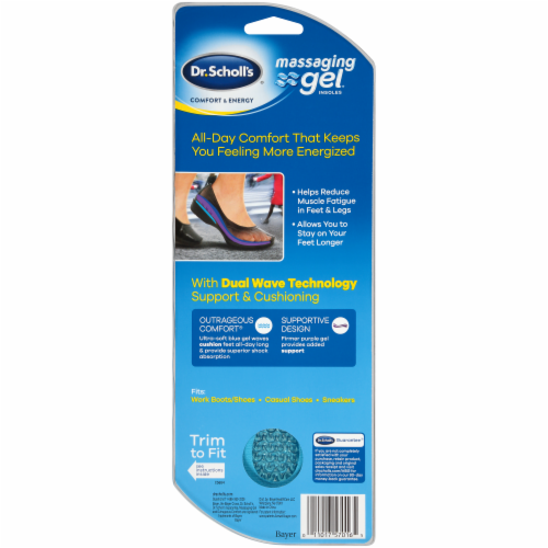 Dr. Scholl's Women's Massaging Gel Insoles Perspective: back