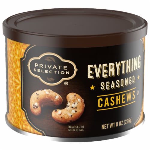 Private Selection® Salted Everything Seasoned Cashews Perspective: back