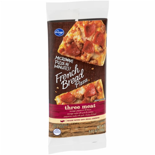 Kroger® Three Meat French Bread Frozen Pizza Perspective: back