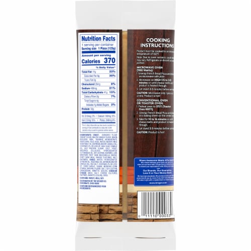 Kroger® Cheesy Garlic French Bread Frozen Pizza Perspective: back