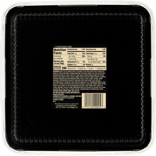 Private Selection® Gourmet 7-Layer Dessert Bars Perspective: back
