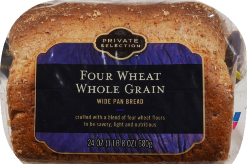 Private Selection™ Four Wheat Whole Grain Bread Perspective: back