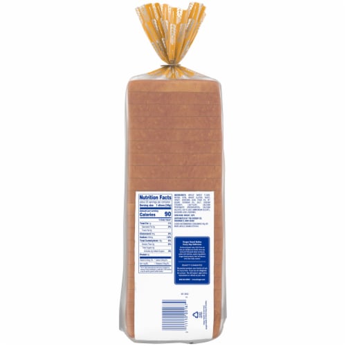 Kroger® Round Top Honey Whole Wheat Bread Perspective: back