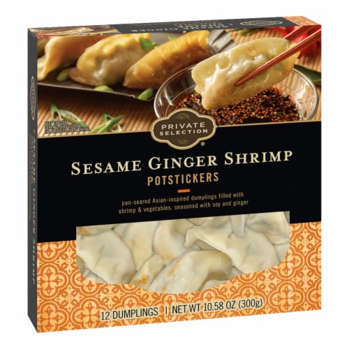 Private Selection® Sesame Ginger Shrimp Potstickers Perspective: back